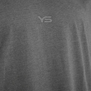 T-shirt 100% coton biologique surdimensionné 220 grammes Style décontracté motif solide sérigraphie tissu Jersey teint uni - Product Image 4