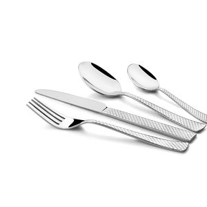 Customize Logo Full Hammered Amazing Handle Bronze <b>Cutlery</b> Set Stainless Steel Royal Design Wedding Luxury Gift - Product Image 6