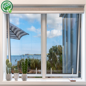 Ventana de Aluminio Abatible Vertical Moderna para Uso Comercial con Mosquitera Magnética, Tamaño Estándar para Sala de Estar y Baño - Product Image 6