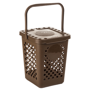 Cubo de Almacenamiento de Plástico Ecoplast para Reciclaje, Flexible y Deformable, Resistente, Diseño Abierto, Uso Interior/Exterior - Product Image 1