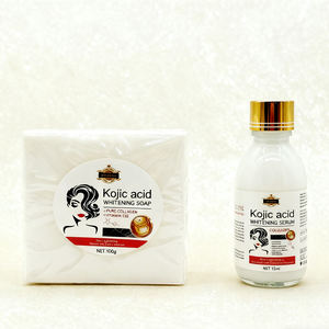 5D Gluta kojik asit beyazlatma cilt bakımı seti jel yağı yüz temizleyici saf kollajen C vitamini cilt aydınlatma kaldır karanlık noktalar Acnes - Product Image 5