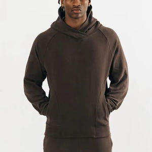 Sudaderas con Capucha para Hombre, Felpa Francesa, 100% Algodón, Sin Cordones, Gruesas, de Alta Calidad, Talla Grande - Product Image 3