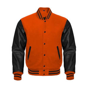Blouson Bomber Varsity Premium pour Homme avec Col Montant, Personnalisable (Nom/Numéro/Logo), Service OEM Disponible - Product Image 2