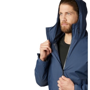 Chaqueta Softshell para Hombre al por Mayor, Chaqueta Softshell Larga Impermeable para Exteriores, con Logotipo Personalizable, Cremallera Transpirable - Product Image 5