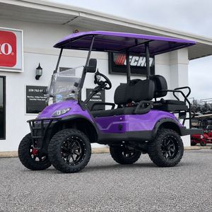 Carrito de Golf Eléctrico ClubCar de 4 Plazas de Alta Calidad, Conversión con Ruedas de 14 Pulgadas, Actualización para Vehículo de Turismo y Patrulla en Zonas Panorámicas - Product Image 2