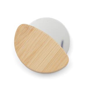 Coltello per Pizza in acciaio inossidabile con manico rotondo in bambù - Product Image 3