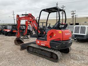 2022 Kubota KX040-4R1AP Mini pelle Kohler moteur Hydac cylindre hydraulique pompe boîte de vitesses chenille chargeur Type haute efficacité - Product Image 3