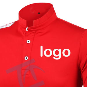 Camiseta de algodón y poliéster para hombre, camisa con estampado de sublimación de manga larga - Product Image 2