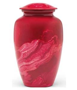 Urne funéraire en aluminium enduit d'émail de qualité supérieure pour les cendres d'adultes et d'animaux domestiques Grossiste de stockage de souvenirs funéraires d'Inde - Product Image 2