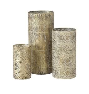 Portavelas de hierro hecho a mano Color personalizado Irregular Fancy Table Top Design Venta al por mayor Material de metal de bajo precio - Product Image 4