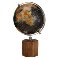 Globe Terrestre Décoratif en Fer Peint, Éducatif, Écologique, Durable, avec Logo Personnalisé, pour Table, Inde - Meilleure Vente