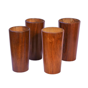 Standard Quality Wooden Glass Water Drinking Wooden Glass for Barware Use Customized Packing <b>Handmade</b> Natural Craft - Product Image 5