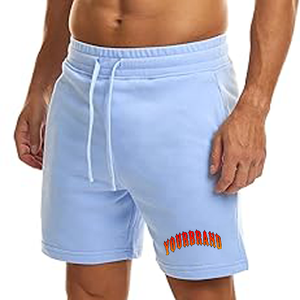 Pantalones cortos de hombre OEM de fabricante al por mayor, ropa de calle serigrafiada, pantalones cortos para correr, gimnasio, correr, correr, pantalones cortos de algodón de secado rápido para hombre - Product Image 4