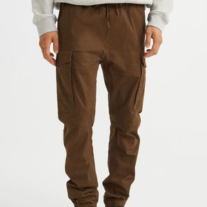 Pantalon de sport élastique pour hommes, léger, style décontracté, en toile, pour le sport et l'exercice - Product Image 1