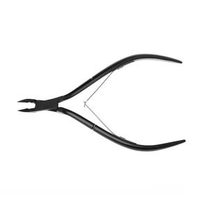 ที่ตัดเล็บสำหรับทำเล็บมือเล็บเท้าเคลือบสีดำใบมีดสแตนเลสคมสำหรับกรรไกรตัดหนังกำพร้า - Product Image 6