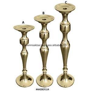 Soporte de vela individual moderno hecho a mano diseño Chapado en cobre para el hogar y decoraciones de boda Impresión de Navidad personalizada - Product Image 4