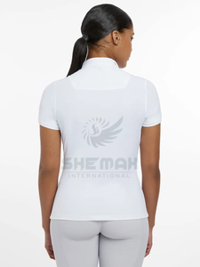 Chemise de concours d'équitation pour femmes vêtements équestres pour femmes conçus pour le confort et les spectacles professionnels - Product Image 5