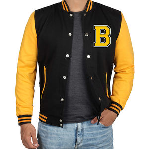 Veste de baseball universitaire pour hommes Veste de baseball d'hiver pour hommes Plus 100% laine Vestes d'université avec logo personnalisé - Product Image 1