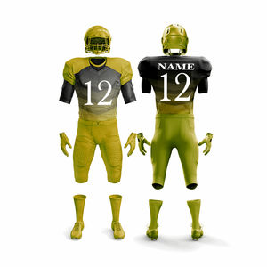 Uniformes de Fútbol Americano Personalizados al por Mayor con Logotipo Impreso, Manga Corta, Transpirables, de Secado Rápido y Elásticos para Adultos - Product Image 2