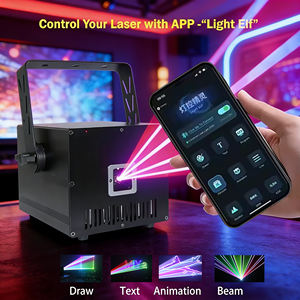 Láser de Animación LED RGB NF Laser C1 de 10 W, Control DMX512, Clasificación IP33, Alto CRI 95, Aleación de Aluminio para Fiestas de DJ/Disco/Club/Bar/<span class=keywords><strong>Pub</strong></span> - Product Image 1