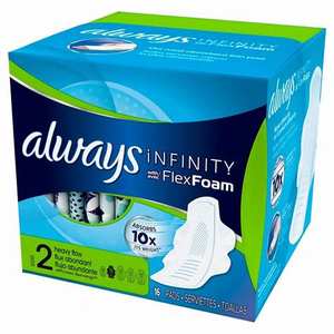 Always Maxi Pads non parfumés avec ailes, absorption pendant la nuit, taille 5, 27 Ct - Product Image 5