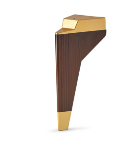 Venus leg 21 cm โซฟาพลาสติกที่ทันสมัยดีไซน์สีขาวทองเข้ากันได้กับทีวีสำหรับห้องนั่งเล่นเก้าอี้รับประทานอาหารห้องนอน - Product Image 5