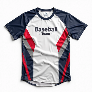 Ropa deportiva transpirable 100% para hombre, camisetas de cuello redondo sublimadas personalizadas para fútbol, softbol, pesca, estampado de talla grande - Product Image 3