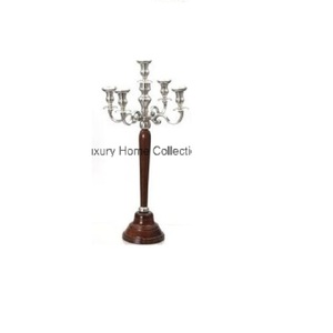 Round Shape <b>Crystal</b> Beaded Votive and Candelabra Gold Color <b>Stand</b> Wedding Tabletop Centerpiece Home and Hotel Decor Supplies - Product Image 2