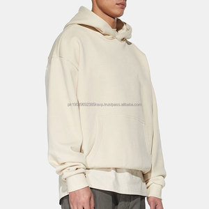 Heavyweight Hoodie Custom High Quality 420 Gsm Heavy Weight Oversized Hoodies Wholesale Street Style Oversized Cropped Hoodie - Product Image 3