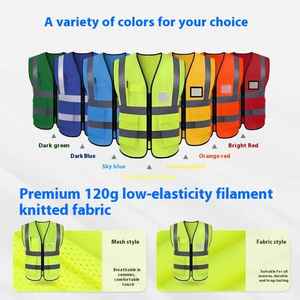 เสื้อกั๊กสะท้อนแสงเสื้อกั๊กนิรภัยสำหรับใส่ทำงาน - Product Image 3