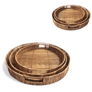 Tendance Bambou Plateaux À Manger pour Aliments Bougies De Fruits Taille Personnalisée Conceptions Personnalisées Maison Hôtel Restaurant Utiliser Bon Prix Stockage - Product Image 5