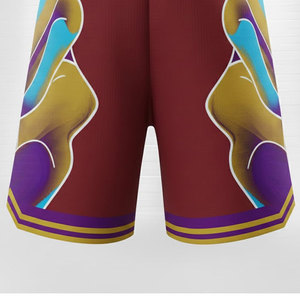 Shorts en maille 100 % polyester Performance Tech avec doublure de compression intégrée et poche dissimulée pour téléphone, pour une performance fonctionnelle avancée - Product Image 5