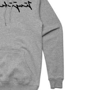 Sudadera con capucha para hombre Core Signature-Gris, algodón pesado-Mezcla de poliéster, ajuste regular, aislado y cómodo para el uso diario - Product Image 2