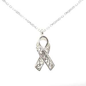 Collar en Forma de Cinta de Plata de Ley 925, Chapado en Oro de 14K y Rodio, Moderno, con Circonita, Moissanita, Diamante, Perla y Oro Rosa - Product Image 6