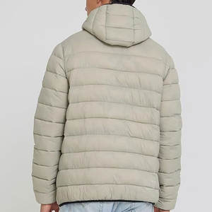 Vestes matelassées d'hiver chaudes pour hommes, personnalisables, avec col montant et logo frontal, vente en gros - Product Image 6