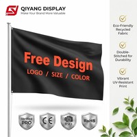 Drapeaux et bannières personnalisés de haute qualité au meilleur prix, 3x5 pieds, sublimation par transfert thermique, activités de plein air, n'importe quel logo, n'importe quelle couleur