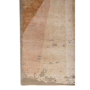 พรมไหมไผ่ผสมขนสัตว์ถักมือลายแอ็บสแตรกต์ รุ่น Esk-397(3D) ยี่ห้อ Kavi Gold สำหรับตกแต่งบ้าน ห้องโถง ห้องนอน รูปทรงสี่เหลี่ยมผืนผ้า ทำด้วยมือ - Product Image 4