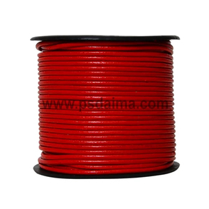 Cordón de cuero redondo personalizado al por mayor disponible a precio de fábrica - Product Image 1