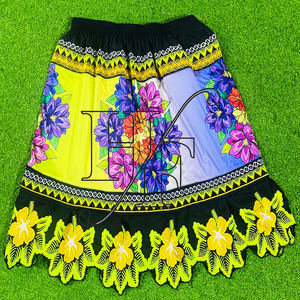 Nouvelles jupes imprimées des îles du Pacifique, polyester, motif floral hawaïen polynésien micronésien, jupe pour femmes - Product Image 3