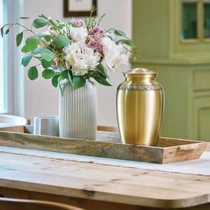 Cremation <b>Urn</b> for Adult Human Ashes <b>Large</b> Handcrafted Funeral Memorial Decorative Burial <b>Urn</b>, Funeral Cremation <b>Urns</b> - Product Image 4