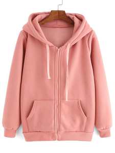Autumn Men's Zipper <b>Hoodie</b> Soft Cotton Comfortable Knitted Pile Fabric Solid Custom Printing Embroidered Logo <b>Thin</b> Sweatshirt - Product Image 5