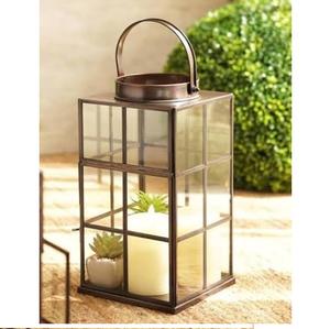 Ensemble de 4 lanternes à bougies personnalisées de haute qualité, en fer et métal, pour décorations de mariage et de fêtes - Product Image 5