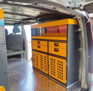 Professional OEM Mobile Workshop Storage System for Commercial Vans-Easily Assembled Knock-down Structure 10 Drawers for All - Product Image 5