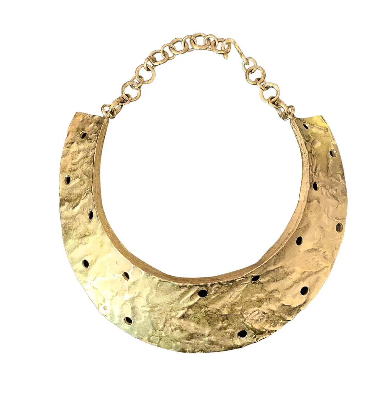 Hot selling brass necklace charming shiny polished Household Party Wearing use brass necklace handicraft wholesale price