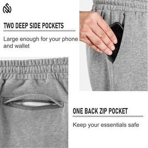 กางเกงวิ่งขายาวสำหรับผู้ชายกางเกงวอร์มสีพื้นสำหรับใส่วิ่งขนาดพลัสไซส์ออกแบบได้ตามที่ต้องการ - Product Image 5