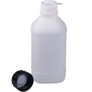 ขวดพลาสติกทรงสี่เหลี่ยมสำหรับสารเคมีและน้ำมันในห้องปฏิบัติการ โดย Burkle GmbH - Product Image 1