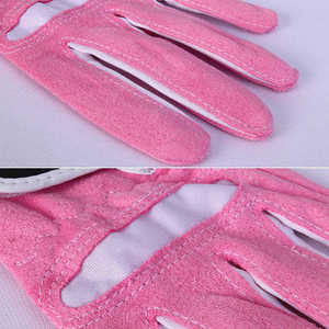 Gants de golf en cuir véritable de haute qualité, meilleure adhérence, OEM, antidérapants, protection UV hiver, sangle de poignet réglable, logo personnalisé - Product Image 3