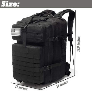 Sac à dos tactique tendance avec impression de logo personnalisé Système de rangement confortable à plusieurs compartiments en PVC pour l'extérieur - Product Image 3