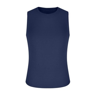 Usine Pas Cher Logo Personnalisé Muscle Fit Plain Débardeurs Sans Manches Workout 100% Coton débardeur pour Hommes Respirant Confortable - Product Image 4