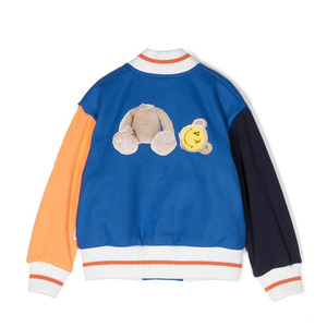 แจ็คเก็ต Letterman Winter Varsity สำหรับผู้ชาย ผ้าแคนวาสกันน้ำ ด้านหน้าแบบกำหนดเองได้ หลายสี  แบบซักเทคนิคพิเศษ  มีจำหน่ายสำหรับขายส่ง - Product Image 6